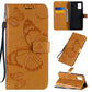 3D Butterflies Embossing Pattern Horizontal Flip Leather Case with Holder & Card Slot & Wallet