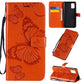 3D Butterflies Embossing Pattern Horizontal Flip Leather Case with Holder & Card Slot & Wallet