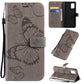 3D Butterflies Embossing Pattern Horizontal Flip Leather Case with Holder & Card Slot & Wallet