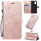 3D Butterflies Embossing Pattern Horizontal Flip Leather Case with Holder & Card Slot & Wallet