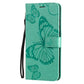 3D Butterflies Embossing Pattern Horizontal Flip Leather Case with Holder & Card Slot & Wallet