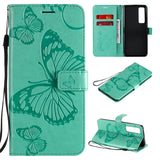 3D Butterflies Embossing Pattern Horizontal Flip Leather Case with Holder & Card Slot & Wallet