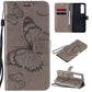 3D Butterflies Embossing Pattern Horizontal Flip Leather Case with Holder & Card Slot & Wallet