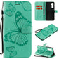 3D Butterflies Embossing Pattern Horizontal Flip Leather Case with Holder & Card Slot & Wallet