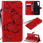 3D Butterflies Embossing Pattern Horizontal Flip Leather Case with Holder & Card Slot & Wallet