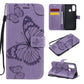 3D Butterflies Embossing Pattern Horizontal Flip Leather Case with Holder & Card Slot & Wallet