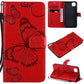 3D Butterflies Embossing Pattern Horizontal Flip Leather Case with Holder & Card Slot & Wallet