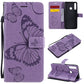3D Butterflies Embossing Pattern Horizontal Flip Leather Case with Holder & Card Slot & Wallet