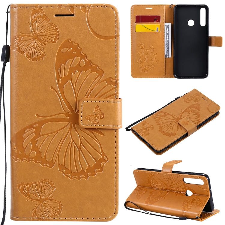 3D Butterflies Embossing Pattern Horizontal Flip Leather Case with Holder & Card Slot & Wallet