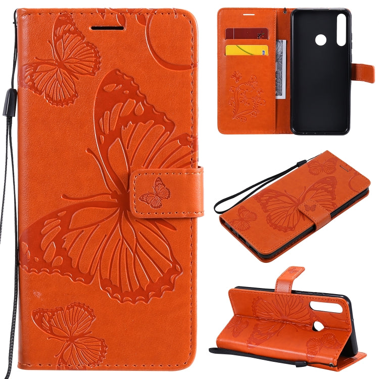 3D Butterflies Embossing Pattern Horizontal Flip Leather Case with Holder & Card Slot & Wallet