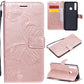 3D Butterflies Embossing Pattern Horizontal Flip Leather Case with Holder & Card Slot & Wallet