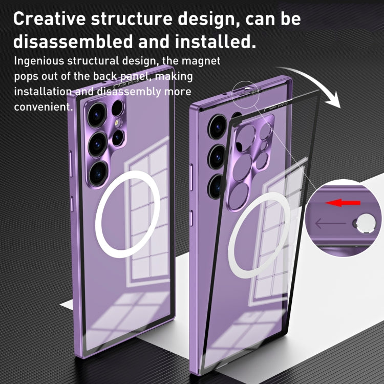 MagSafe HD Spring Buckle Metal Phone Case