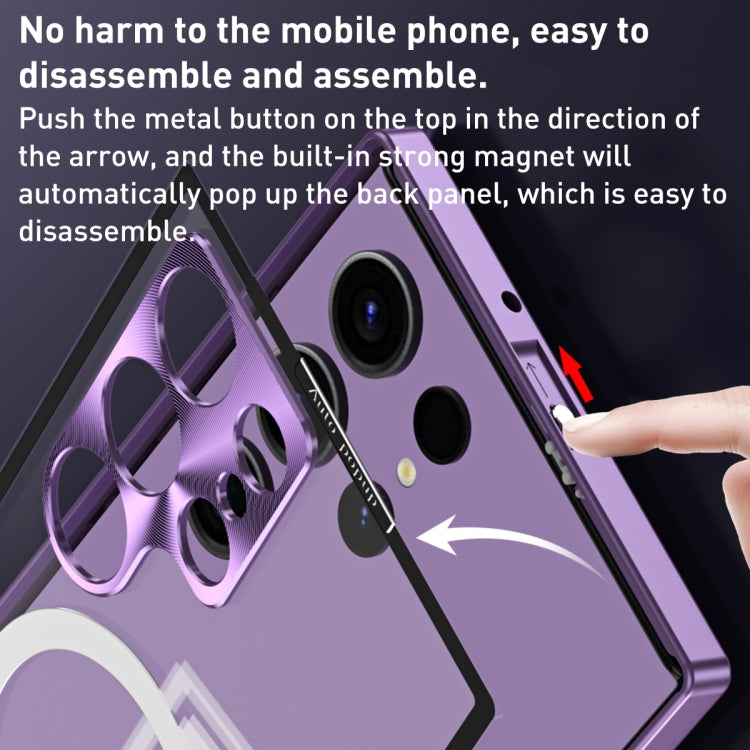 MagSafe HD Spring Buckle Metal Phone Case