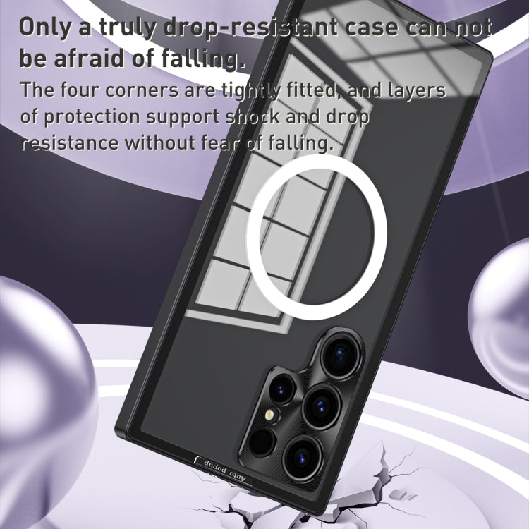 MagSafe HD Spring Buckle Metal Phone Case