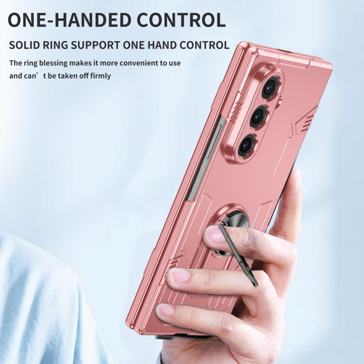 Matte UV Armor Ring Shockproof Phone Case