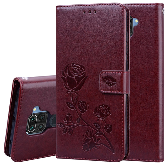Rose Embossed Horizontal Flip PU Leather Case with Holder & Card Slots & Wallet