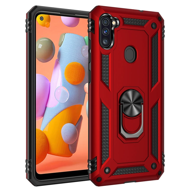 Shockproof TPU + PC Protective Case with 360 Degree Rotating Holder, For Galaxy A11 US