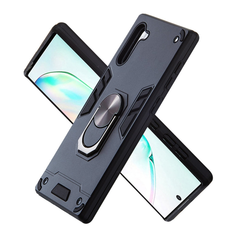 2 in 1 Armour Series PC + TPU Protective Case with Ring Holder, For Samsung Galaxy Note 10 / Note 10 5G