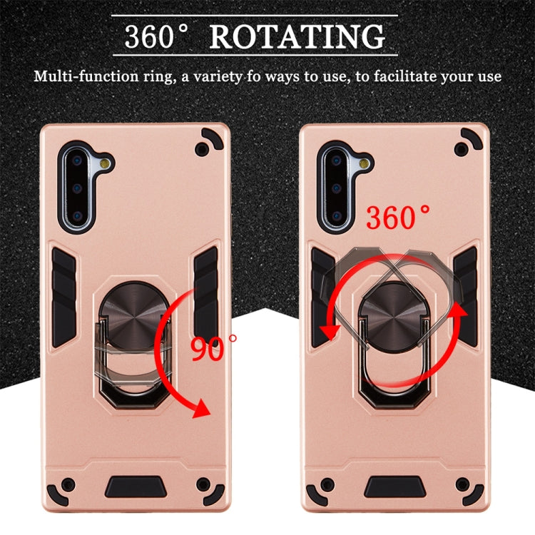 2 in 1 Armour Series PC + TPU Protective Case with Ring Holder, For Samsung Galaxy Note 10 / Note 10 5G