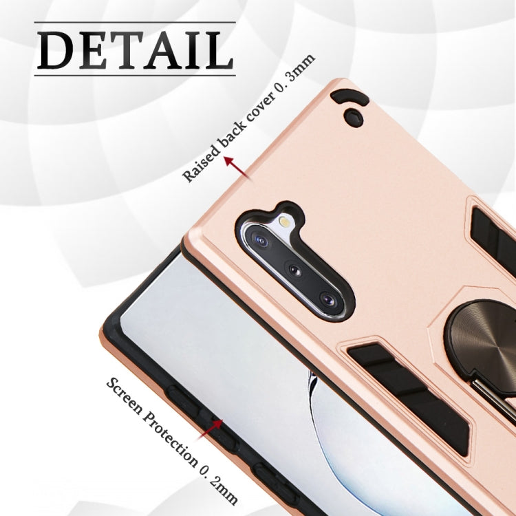 2 in 1 Armour Series PC + TPU Protective Case with Ring Holder, For Samsung Galaxy Note 10 / Note 10 5G