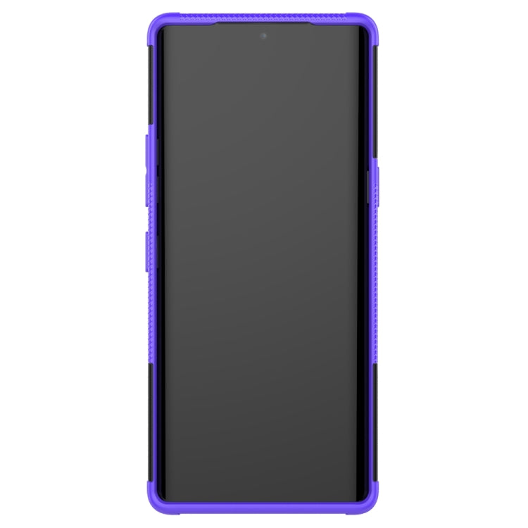 Tire Texture Shockproof TPU+PC Protective Case with Holder, For LG Velvet, For Motorola Moto G8 / Moto G Fast, For Samsung Galaxy A21 (US Version), For LG K31, For Xiaomi Redmi Note 9, For Huawei P40 Lite 5G, For Samsung Galaxy A21s��������������������...