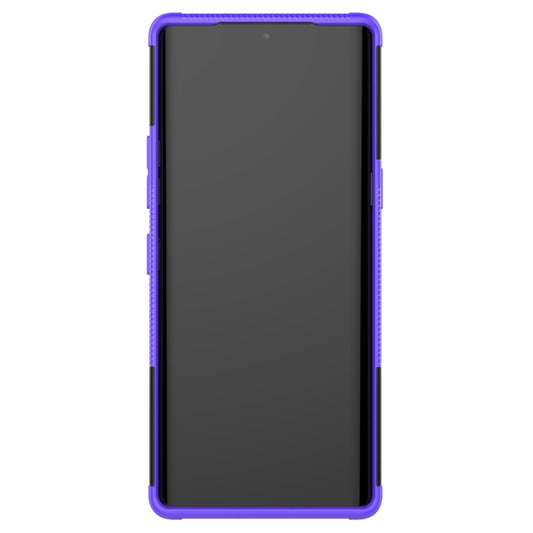 Tire Texture Shockproof TPU+PC Protective Case with Holder, For LG Velvet, For Motorola Moto G8 / Moto G Fast, For Samsung Galaxy A21 (US Version), For LG K31, For Xiaomi Redmi Note 9, For Huawei P40 Lite 5G, For Samsung Galaxy A21s��������������������...