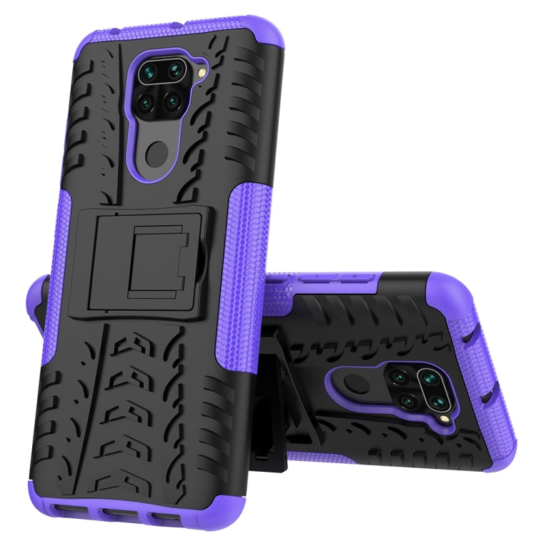 Tire Texture Shockproof TPU+PC Protective Case with Holder, For LG Velvet, For Motorola Moto G8 / Moto G Fast, For Samsung Galaxy A21 (US Version), For LG K31, For Xiaomi Redmi Note 9, For Huawei P40 Lite 5G, For Samsung Galaxy A21s��������������������...