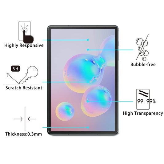 9H HD Explosion-proof Tempered Glass Film, For Samsung Galaxy Tab S10 FE / S7, For Samsung Galaxy Tab S7+ / S9 FE+, For BBK S5 Pro