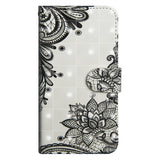 3D Painting Pattern Horizontal Flip TPU + PU Leather Case with Holder & Card Slots & Wallet