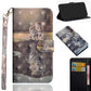 3D Painting Pattern Horizontal Flip TPU + PU Leather Case with Holder & Card Slots & Wallet