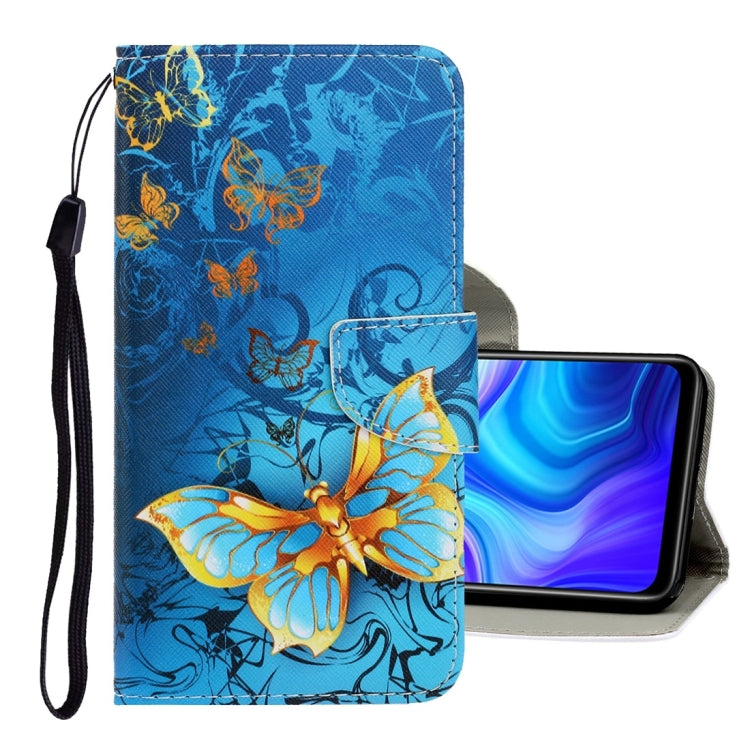 3D Colored Drawing Horizontal Flip PU Leather Case with Holder & Card Slots & Wallet