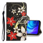 3D Colored Drawing Horizontal Flip PU Leather Case with Holder & Card Slots & Wallet