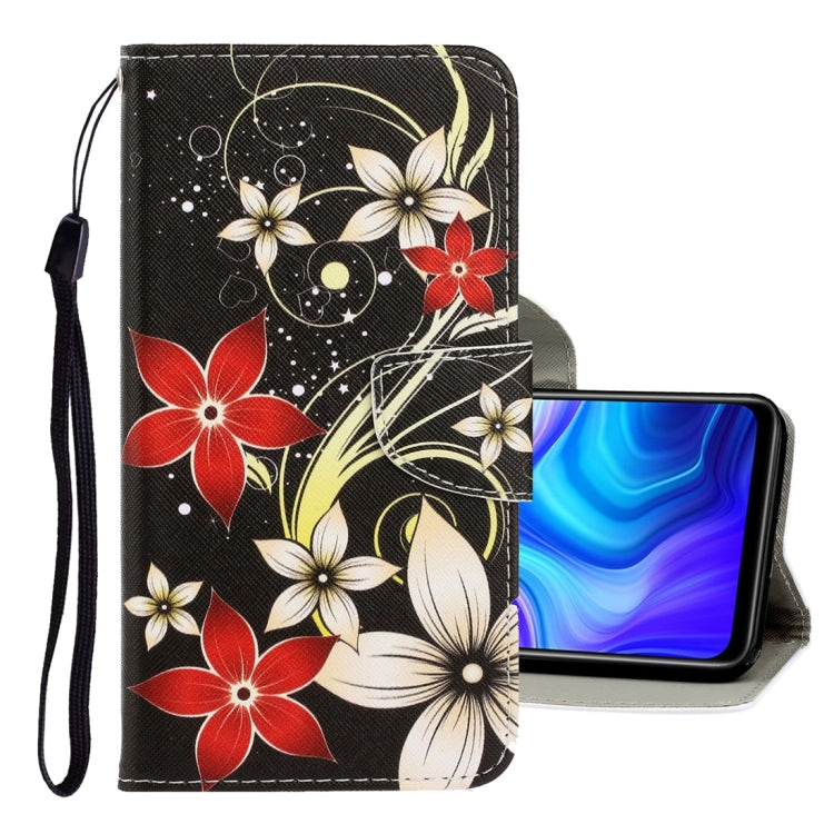 3D Colored Drawing Horizontal Flip PU Leather Case with Holder & Card Slots & Wallet