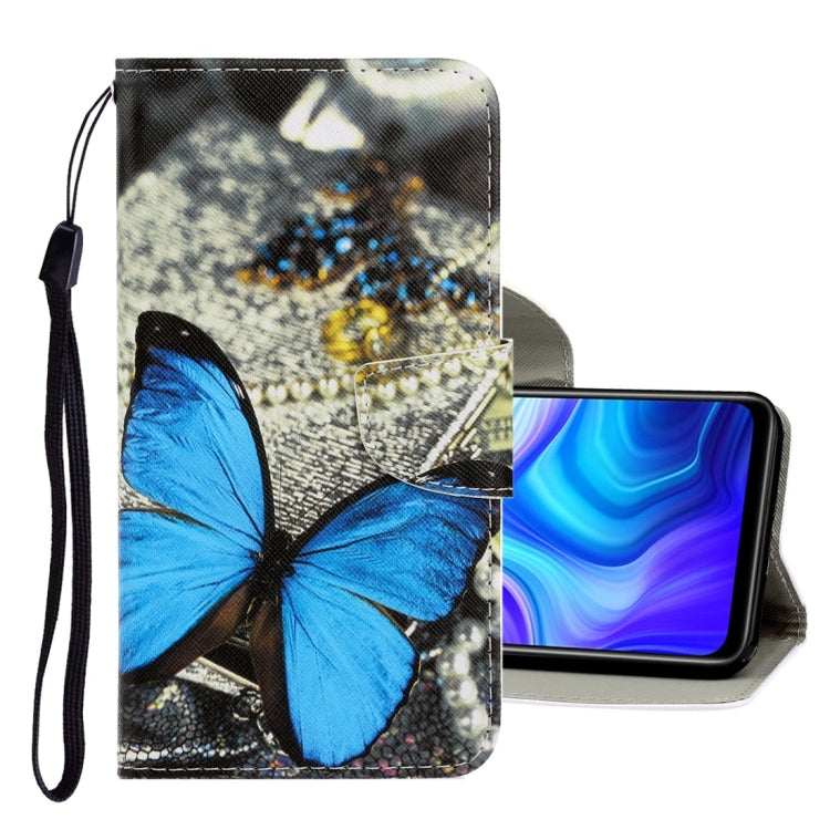 3D Colored Drawing Horizontal Flip PU Leather Case with Holder & Card Slots & Wallet