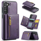 DG.MING M5 Series Zip RFID Multi Card Detachable Leather Phone Case
