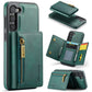 DG.MING M5 Series Zip RFID Multi Card Detachable Leather Phone Case