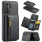DG.MING M5 Series Zip RFID Multi Card Detachable Leather Phone Case