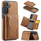 DG.MING M5 Series Zip RFID Multi Card Detachable Leather Phone Case