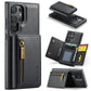 DG.MING M5 Series Zip RFID Multi Card Detachable Leather Phone Case
