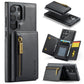 DG.MING M5 Series Zip RFID Multi Card Detachable Leather Phone Case
