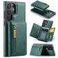 DG.MING M5 Series Zip RFID Multi Card Detachable Leather Phone Case