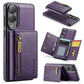 DG.MING M5 Series Zip RFID Multi Card Detachable Leather Phone Case