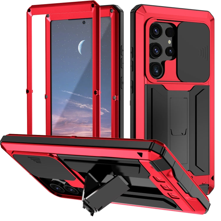 R-JUST Sliding Camera Life Waterproof Holder Phone Case, For Samsung Galaxy S25 Edge 5G, For Samsung Galaxy S25 5G, For Samsung Galaxy S25+ 5G, For Samsung Galaxy S25 Ultra 5G, For Samsung Galaxy S24 Ultra 5G, For Samsung Galaxy S24+ 5G����������������...