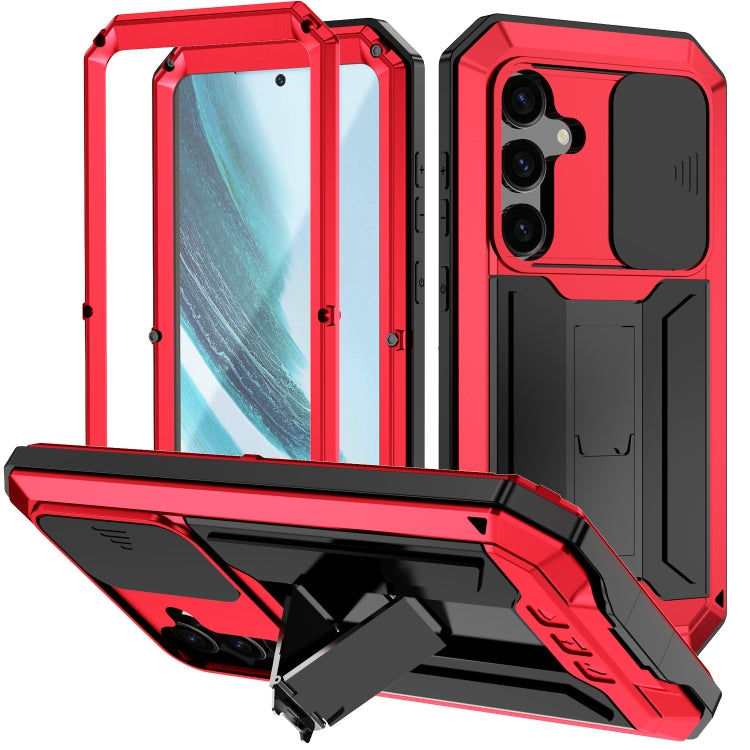R-JUST Sliding Camera Life Waterproof Holder Phone Case, For Samsung Galaxy S25 Edge 5G, For Samsung Galaxy S25 5G, For Samsung Galaxy S25+ 5G, For Samsung Galaxy S25 Ultra 5G, For Samsung Galaxy S24 Ultra 5G, For Samsung Galaxy S24+ 5G����������������...