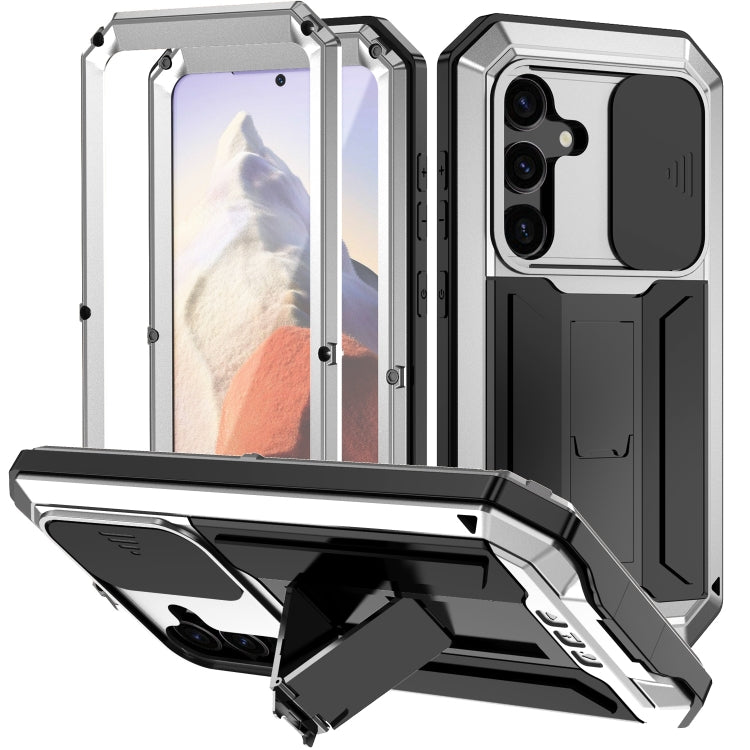 R-JUST Sliding Camera Life Waterproof Holder Phone Case, For Samsung Galaxy S25 Edge 5G, For Samsung Galaxy S25 5G, For Samsung Galaxy S25+ 5G, For Samsung Galaxy S25 Ultra 5G, For Samsung Galaxy S24 Ultra 5G, For Samsung Galaxy S24+ 5G����������������...