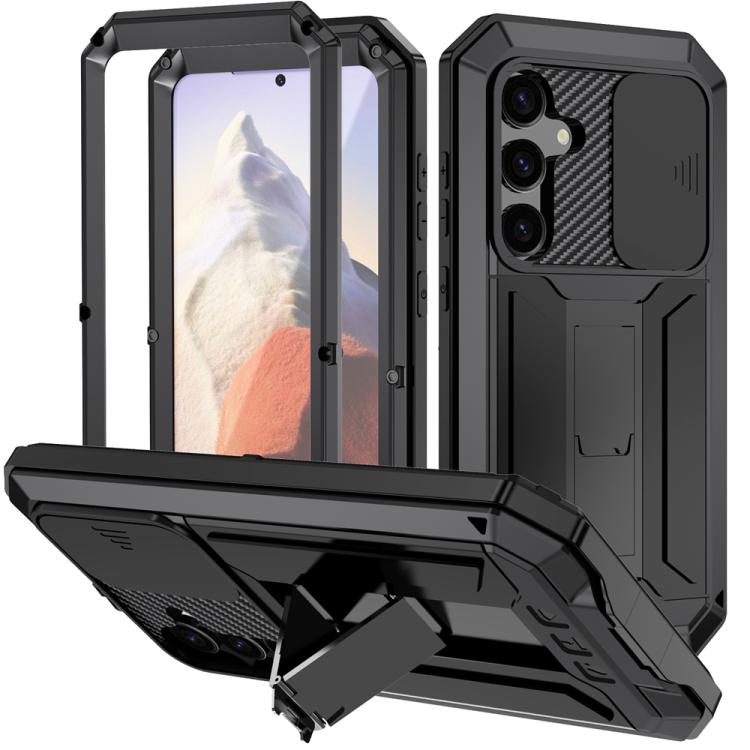 R-JUST Sliding Camera Life Waterproof Holder Phone Case, For Samsung Galaxy S25 Edge 5G, For Samsung Galaxy S25 5G, For Samsung Galaxy S25+ 5G, For Samsung Galaxy S25 Ultra 5G, For Samsung Galaxy S24 Ultra 5G, For Samsung Galaxy S24+ 5G����������������...