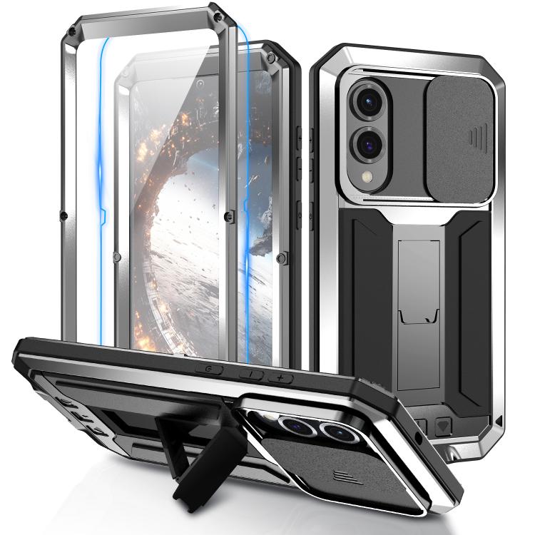 R-JUST Sliding Camera Life Waterproof Holder Phone Case, For Samsung Galaxy S25 Edge 5G, For Samsung Galaxy S25 5G, For Samsung Galaxy S25+ 5G, For Samsung Galaxy S25 Ultra 5G, For Samsung Galaxy S24 Ultra 5G, For Samsung Galaxy S24+ 5G����������������...