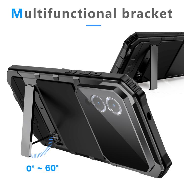 R-JUST Life Waterproof Dustproof Shockproof Holder Phone Case, For Samsung Galaxy S25 Edge 5G, For Samsung Galaxy S25 Ultra 5G, For Samsung Galaxy S24 Ultra 5G