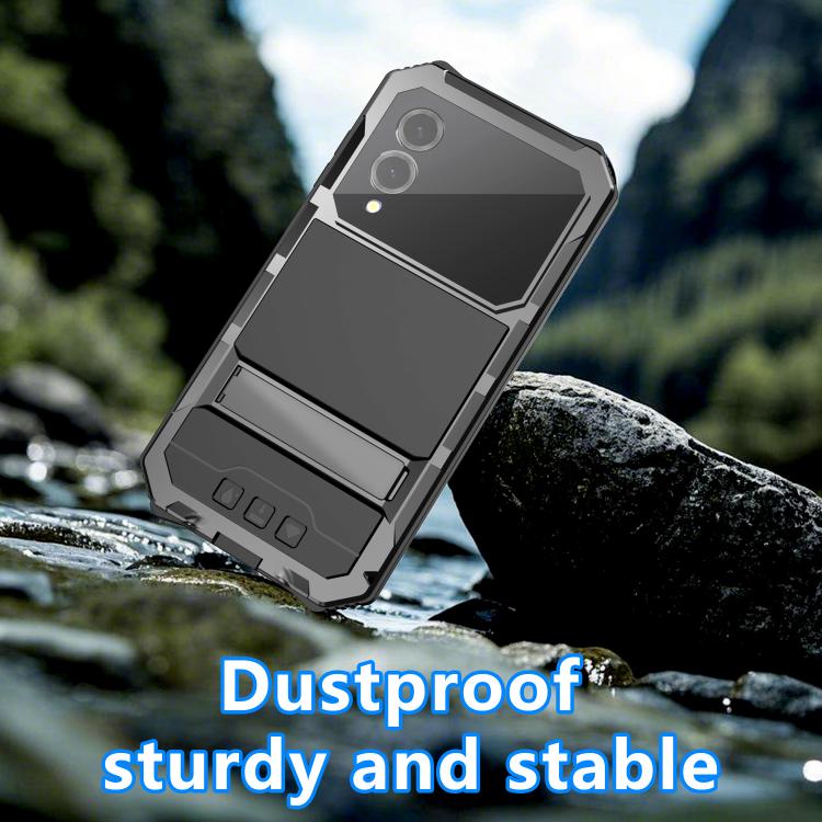 R-JUST Life Waterproof Dustproof Shockproof Holder Phone Case, For Samsung Galaxy S25 Edge 5G, For Samsung Galaxy S25 Ultra 5G, For Samsung Galaxy S24 Ultra 5G