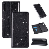 Ultrathin Glitter Magnetic Horizontal Flip Leather Case with Holder & Card Slots, For Samsung Galaxy A70, For Samsung Galaxy A7 (2018) / A750, For Samsung Galaxy J4 (2018), For Samsung Galaxy J4+, For Samsung Galaxy J6 (2018), For Samsung Galaxy J6+���...